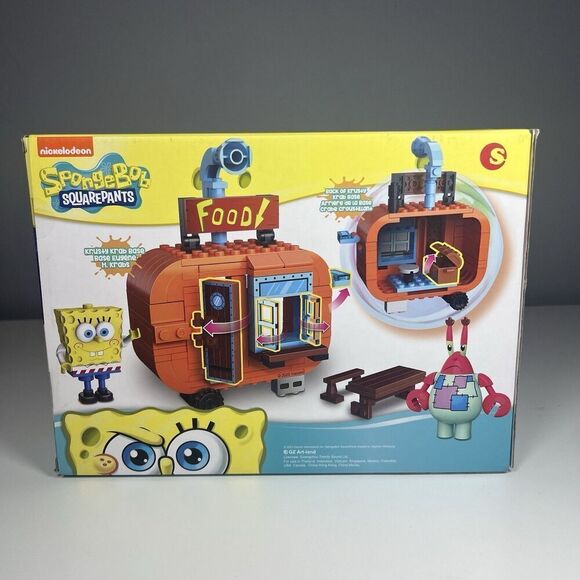 SpongeBob SquarePants The Food Krusty Krabs Base Building Blocks Miniso NEW NIB - Picture 2 of 5